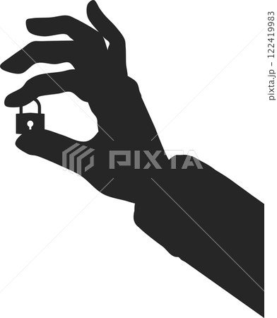 サイバーセキュリティのイラスト サイバーセキュリティのイラスト 122419983