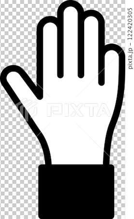 Palm icon mark monochrome 122420305