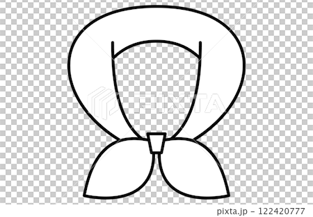 ネッククーラーのベクターイラストアイコン シンプル 熱中症対策 ネッククーラーのベクターイラストアイコン シンプル 熱中症対策 122420777