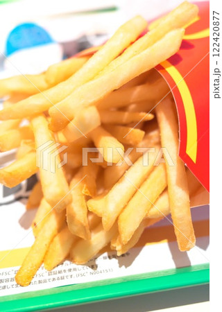 ファストフード店のポテトフライ ファストフード店のポテトフライ 122420877
