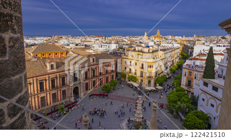 Seville Panoramic Cityview from Seville Cathedral, Spain 122421510