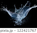 ダイナミックな水しぶき 122421767