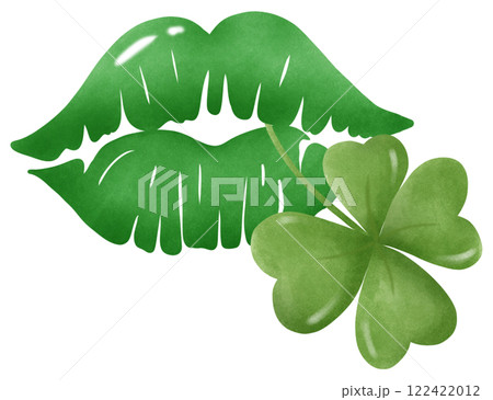 Lip and clover leaf colors for St. Patrick's Day 122422012