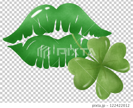 Lip and clover leaf colors for St. Patrick's Day 122422012