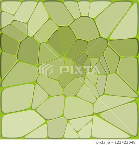 Geometric green stones background, wall background, design element 122422049