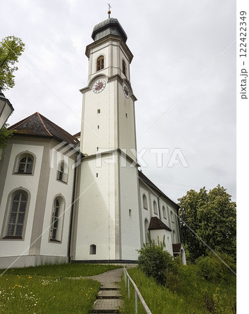 Pilgrimage church Maria Heimsuchung, Lechbruck, Munich Way of St. James, Bavaria, Germany 122422349