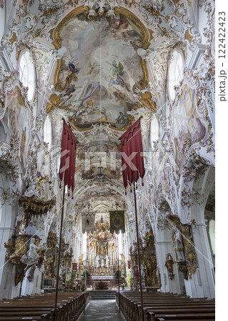 Pilgrimage church Rottenbuch, Munich Way of St. James, Bavaria, Germany Pilgrimage church Rottenbuch, Munich Way of St. James, Bavaria, Germany 122422423
