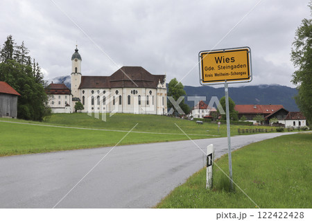 Pilgrimage church Wieskirche, Munich Way of St. James, Bavaria, Germany 122422428
