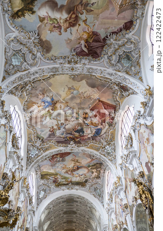 Pilgrimage church Steingaden, Munich Way of St. James, Bavaria, Germany 122422473