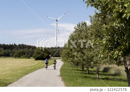 Hiking trail from Schaftlarn to Andechs, Munich Way of St. James, Bavaria, Germany 122422578