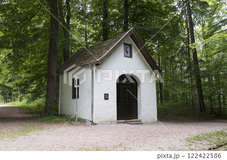 Chapel from Utting to Wessobrunn, Munich Way of St. James, Bavaria, Germany Chapel from Utting to Wessobrunn, Munich Way of St. James, Bavaria, Germany 122422586