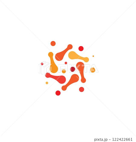 Molecule logo template 122422661