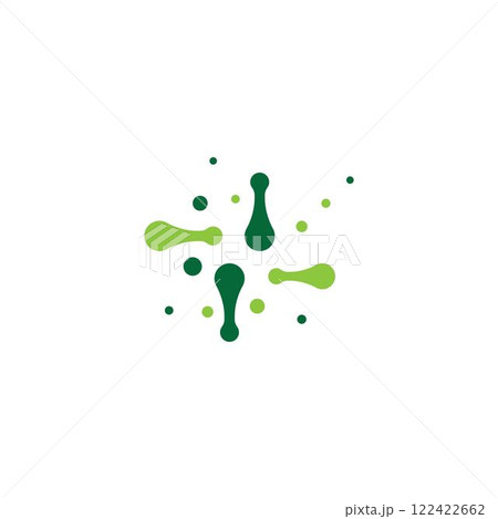 Molecule logo template 122422662