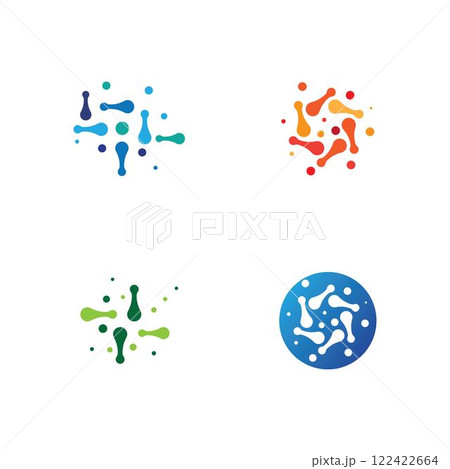 Molecule logo template 122422664