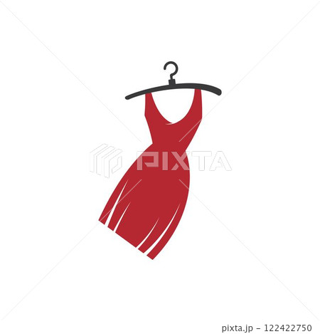 Clothes shop fashion logo vector 122422750