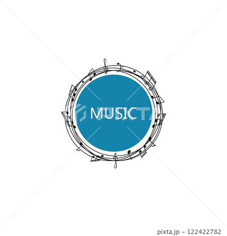Music note Icon Vector 122422782