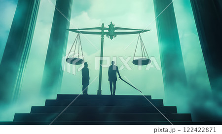 正義の審判:秩序と力の象徴 正義の審判:秩序と力の象徴 122422871