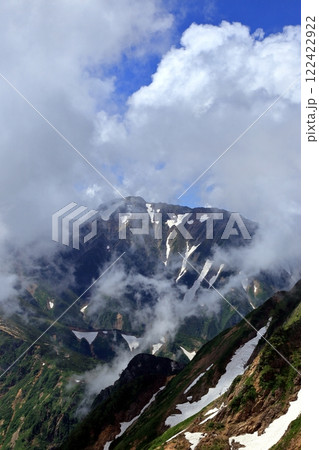 [定額] 夏の八方尾根から望む五竜岳と鹿島槍ヶ岳 122422922
