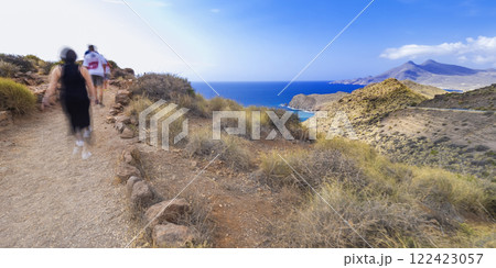 Rocky Coastline and Cliffs, Cabo de Gata-Nijar Natural Park, Spain Rocky Coastline and Cliffs, Cabo de Gata-Nijar Natural Park, Spain 122423057