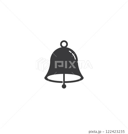 Bell icon illustration logo Bell icon illustration logo 122423235