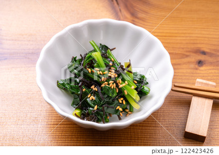 ほうれん草の塩昆布和え 122423426