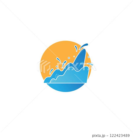 Water Splash logo vector Water Splash logo vector 122423489