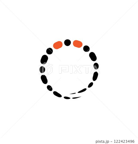 Bracelet shop badge logo modern illustration Bracelet shop badge logo modern illustration 122423496