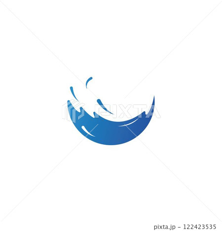 Water Splash logo vector 122423535