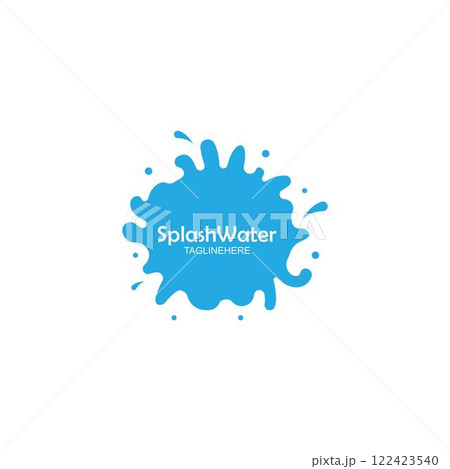 Water Splash logo vector 122423540