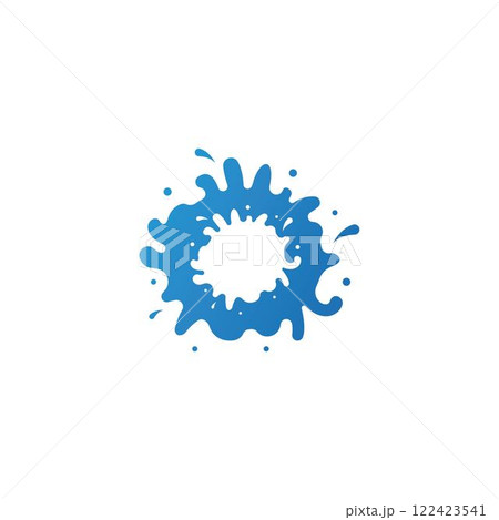 Water Splash logo vector 122423541