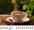 おいしそうなアツアツのコーヒー 122424544