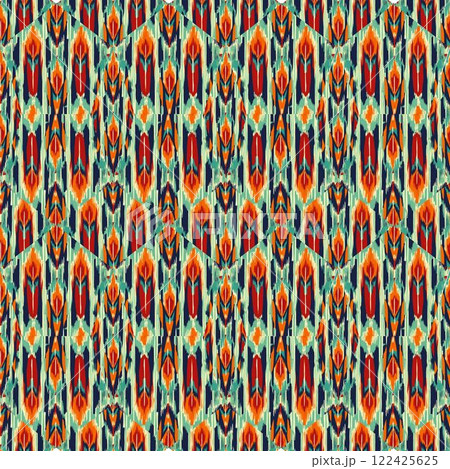 seamless pattern with abstract geometric shapes. vector illustration. seamless pattern with abstract geometric shapes. vector illustration. 122425625