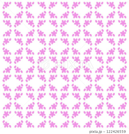 小桜模様の壁紙 122426559