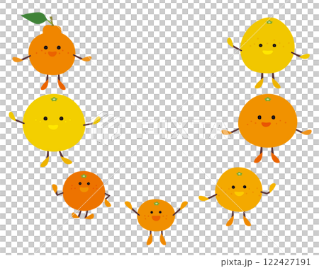 共有七種可愛的柑橘角色可供選擇_蜜柑_伊予柑_八作_天夏_不知火_柚子_河內番柑 122427191