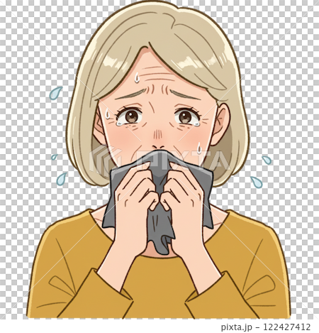泣いている人 122427412