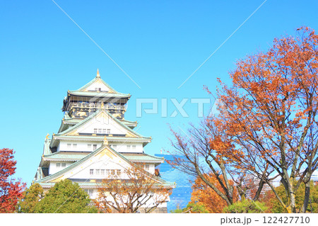 大阪府大阪市、大阪城の風景 122427710