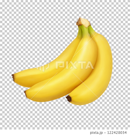 香蕉圖現實白色背景 122428034