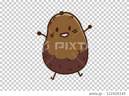 Avocado character cute 122428185