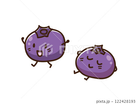 ブルーベリー キャラクター ゆるかわ ブルーベリー キャラクター ゆるかわ 122428193