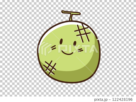メロン　キャラクター　ゆるかわ 122428196