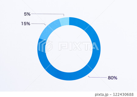 支持率の割合グラフ 122430688