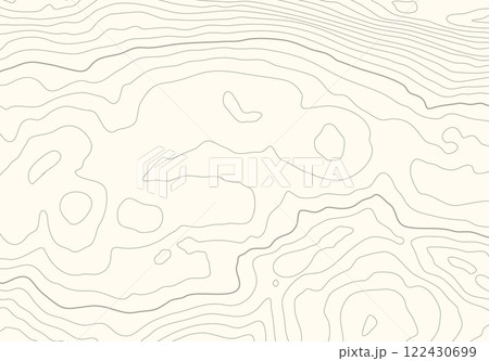 Topographic map background with altitude lines. Abstract terrain topography with elevation levels of the relief Topographic map background with altitude lines. Abstract terrain topography with elevation levels of the relief 122430699