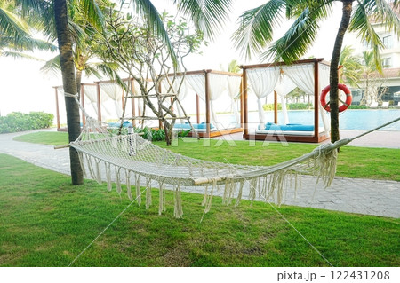 ハンモック 休日のイメージ 122431208