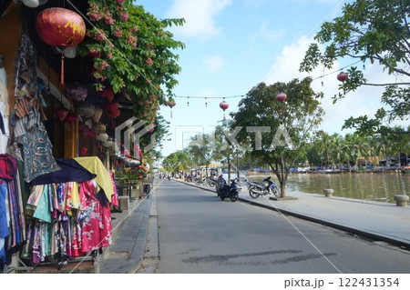 ベトナム ホイアンの街並み	 122431354