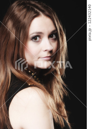 people concept - teenage girl portrait people concept - teenage girl portrait 122432140