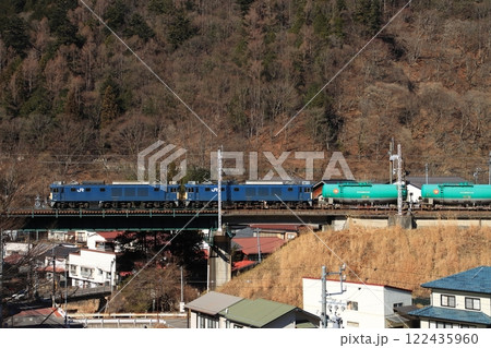 冬の木曽路を力強く駆け抜けるEF64重連の貨物列車(8084レ)_2025/1/25撮影 冬の木曽路を力強く駆け抜けるEF64重連の貨物列車(8084レ)_2025/1/25撮影 122435960