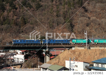 冬の木曽路を力強く駆け抜けるEF64重連の貨物列車(8084レ)_2025/1/25撮影 冬の木曽路を力強く駆け抜けるEF64重連の貨物列車(8084レ)_2025/1/25撮影 122435961