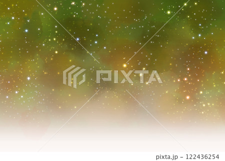 黄色の星が舞う背景 122436254