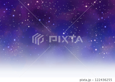 紫の星が舞う背景 122436255