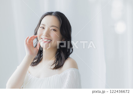 若い女性、ビューティーイメージ 122436672